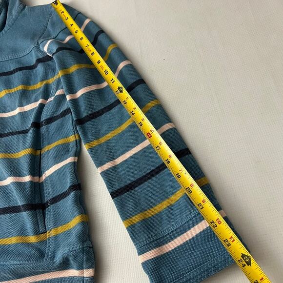 Fat Face Airlie Quarter Zip Long Sleeve Stripe Women Size 6 - Picture 4 of 13